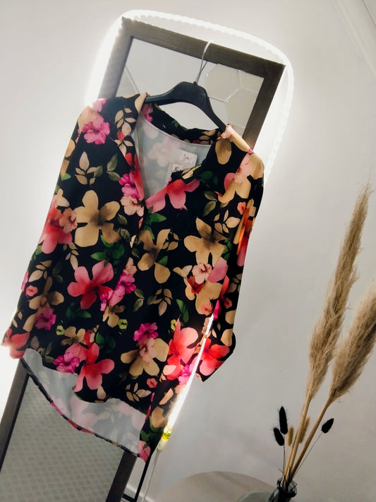 chemise fleur